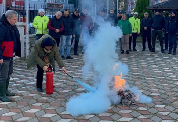 Uygulamalı eğitim verildi…