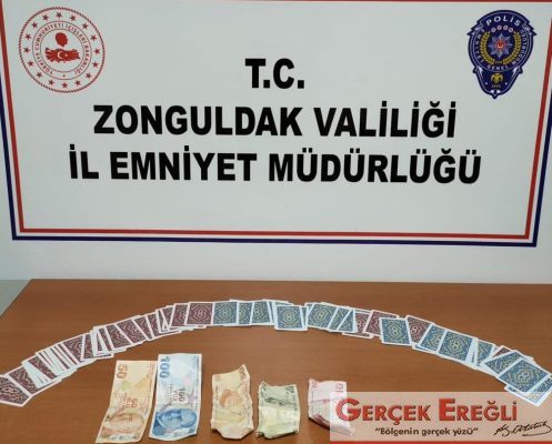 Kumar oynarken yakalandılar…