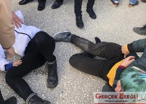 Hem kendisi hem de arkasındaki yaralandı…