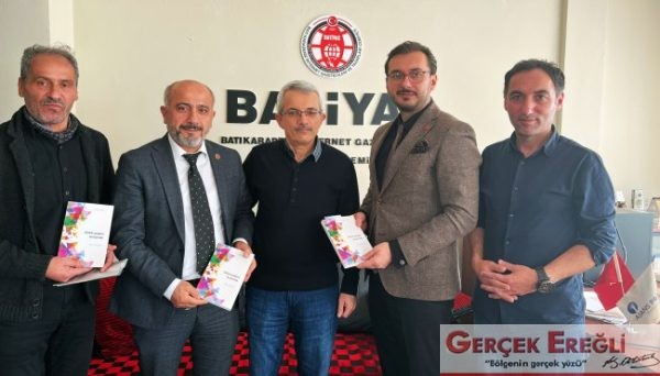 BATİYAC’a kitabını tanıttı…