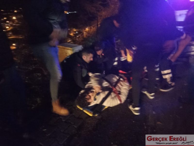 Kafa kafaya çarpıştılar…