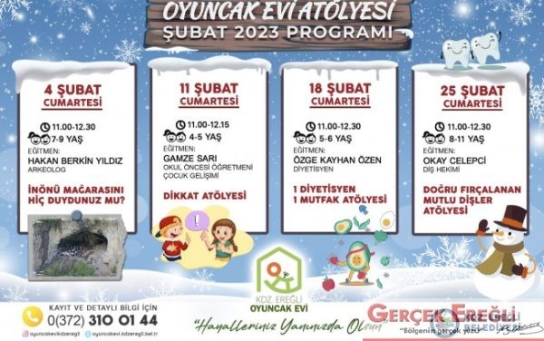 Şubat ayı programı açıklandı…