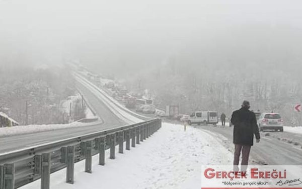Kazalar nedeni ile ulaşıma kapandı….