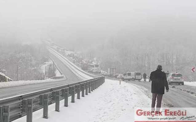 Kazalar nedeni ile ulaşıma kapandı….