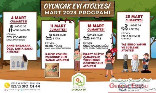 Mart ayı programı açıklandı…