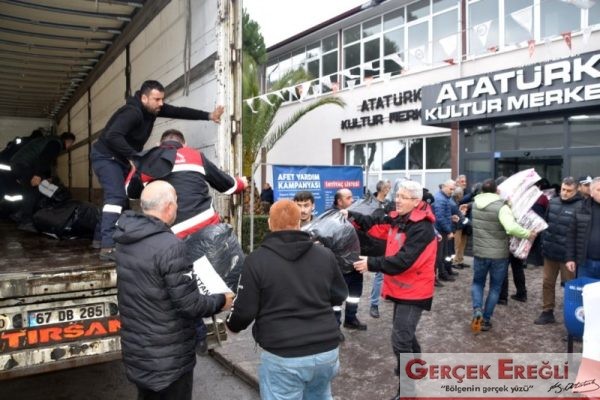 Yardımların ardı arkası kesilmiyor…