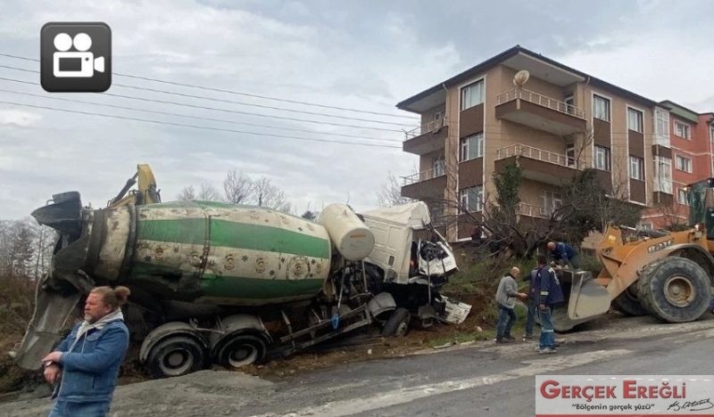 Frenleri tutmayınca devrildi…