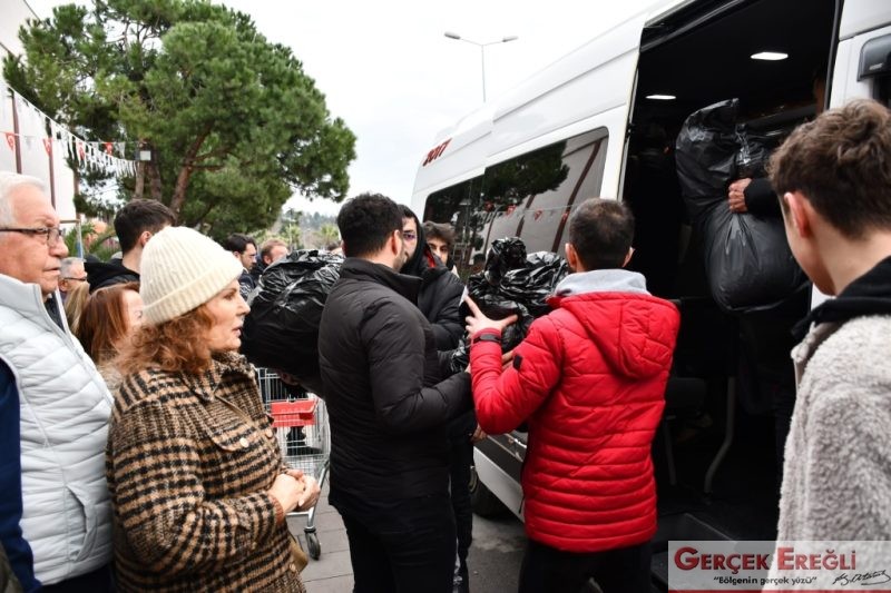 Gençler yardım için yola çıktılar…