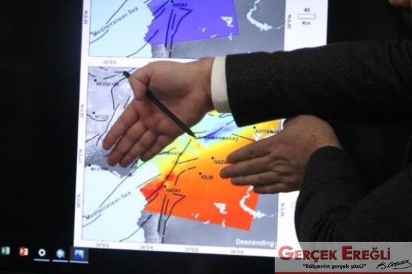 3,8- 4 metre civarında kayma oluştu…