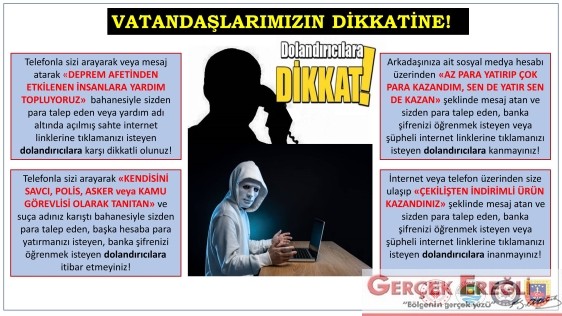 Vatandaşlarımızın dikkatine!