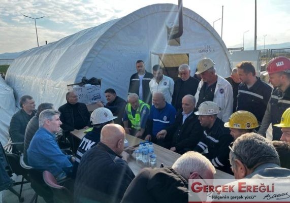 Çalışmalarını sürdürüyorlar…