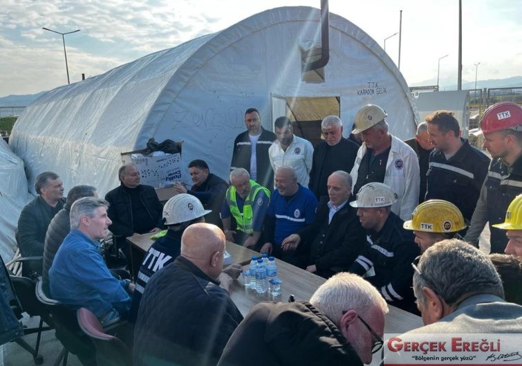 Çalışmalarını sürdürüyorlar…