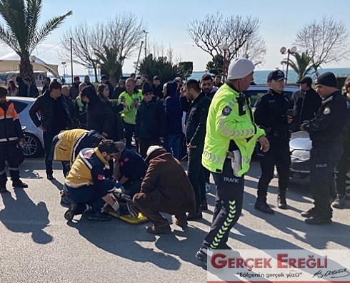 Kazada bir kişi yaralandı…