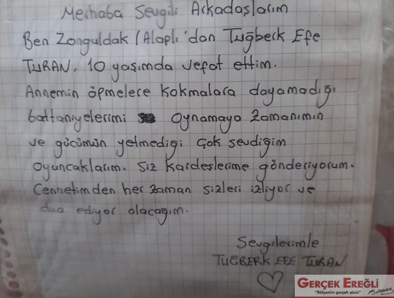 Yardım kutularından çıkan mektuplar duygulandırıyor…