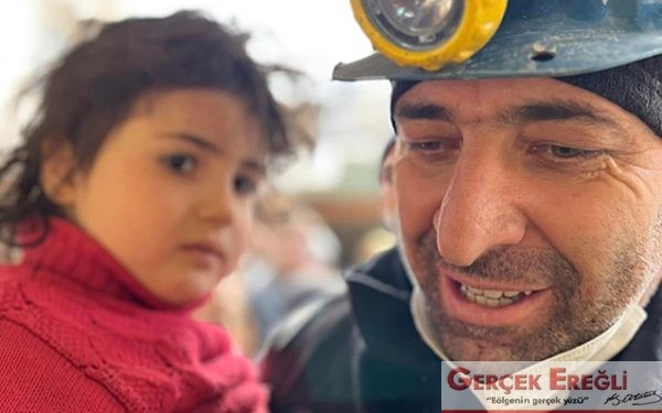 Enkaz altından çıkarıldı…