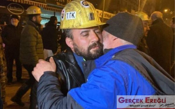 Sarılarak teşekkür etti…