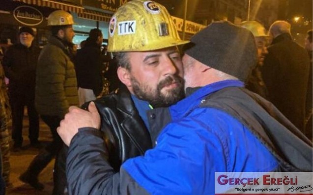 Sarılarak teşekkür etti…