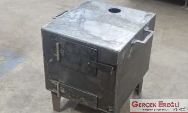 Depremzedeler için soba yaptılar…