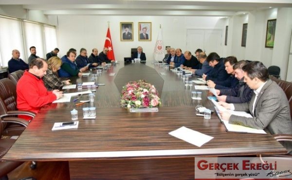 Afet toplantısı yapıldı…