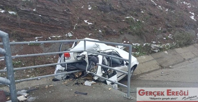 Araç kullanılamaz hale geldi…