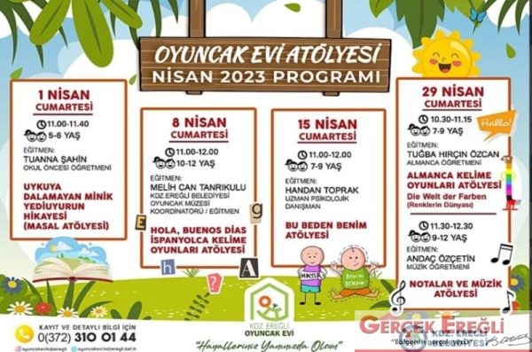 Nisan ayı programı….