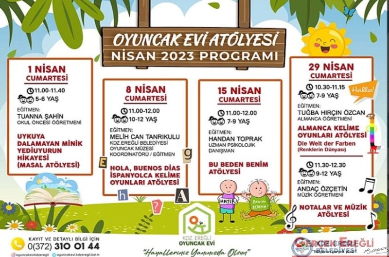 Nisan ayı programı….