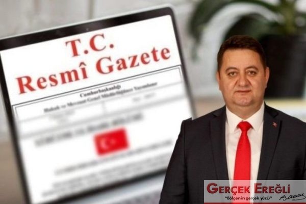 Resmi Gazetede yayınlanarak yürürlüğe girdi…