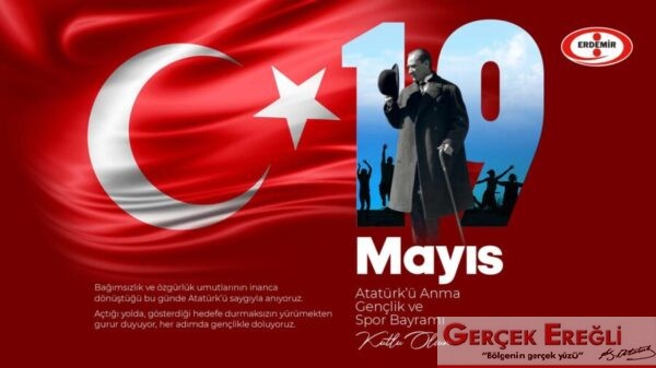Erdemir’den 19 Mayıs mesajı