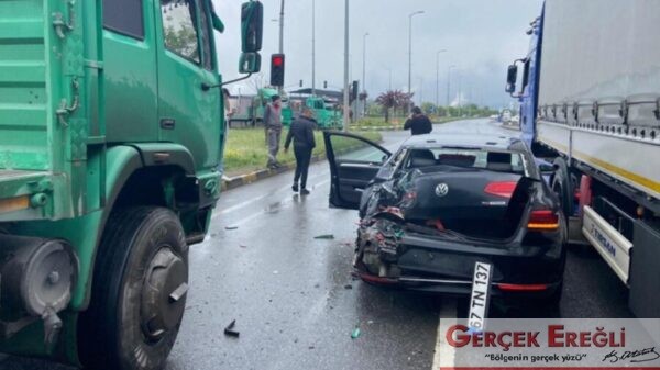 Araç kontrolden çıktı…