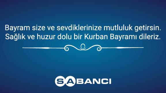 SABANCI HOLDİNG iyi bayramlar diler…