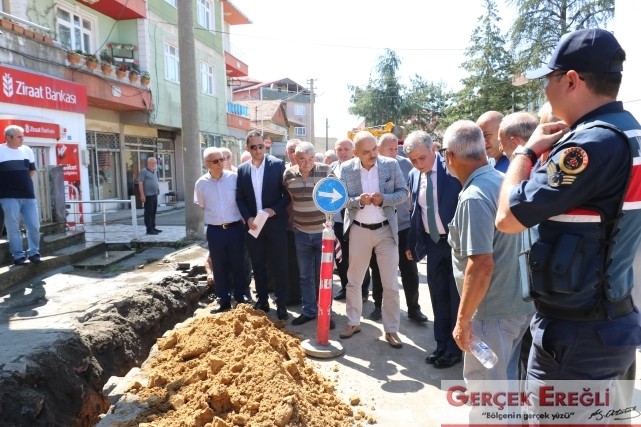 Doğalgaz yatırımına başlıyoruz…