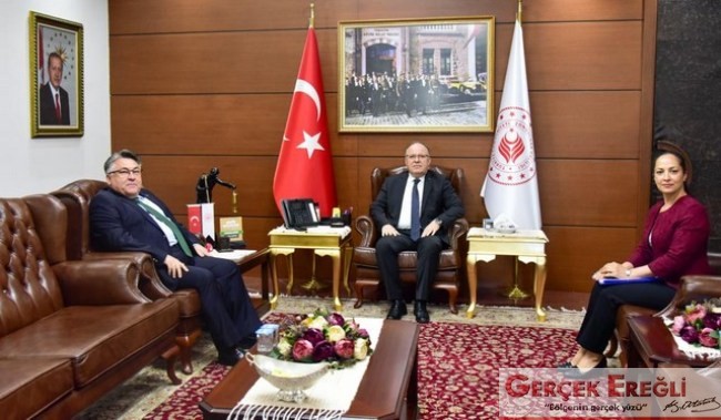 Vali’yi ziyaret ettiler…