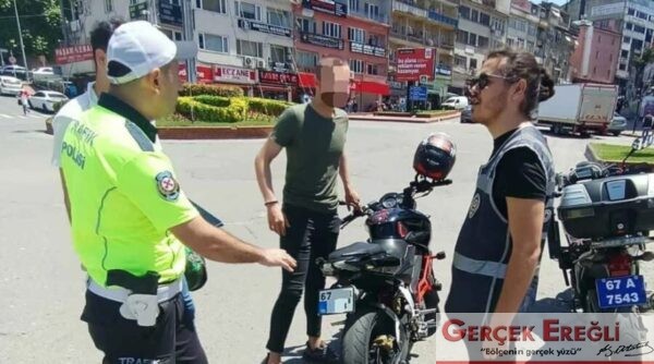 Polis ekiplerinden şok uygulama…