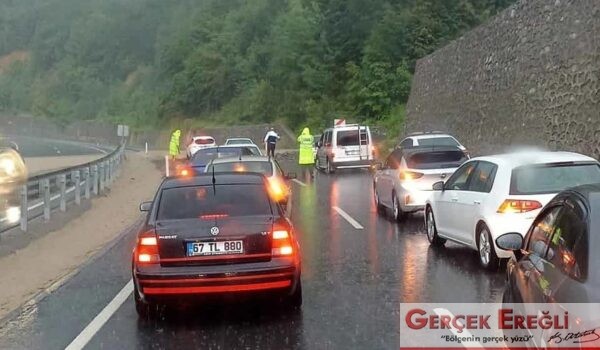 Trafiğe kapandı…