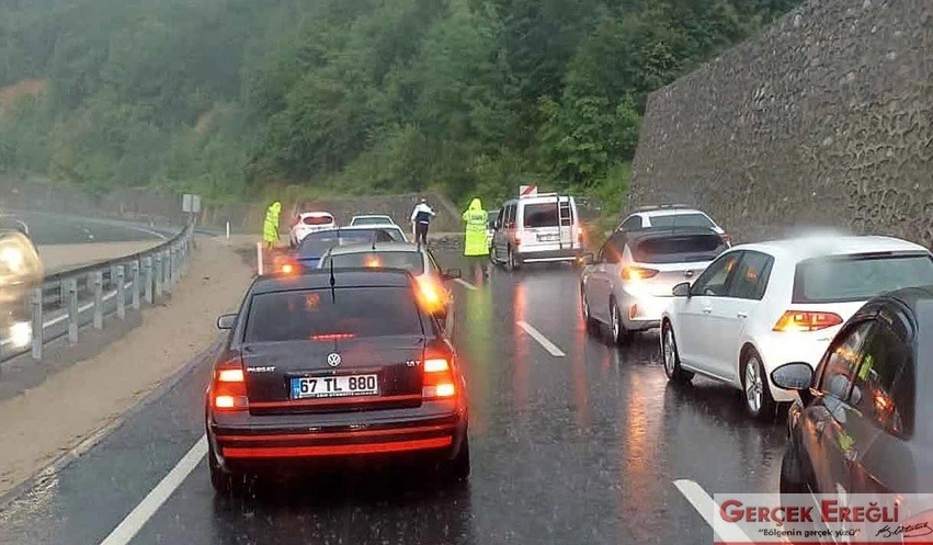 Trafiğe kapandı…