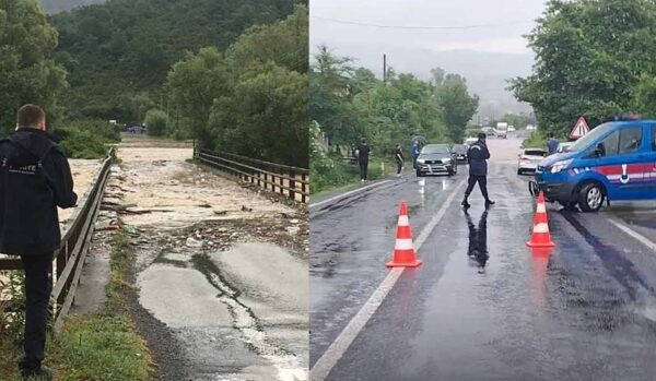 Köy yolları trafiğe kapatıldı…