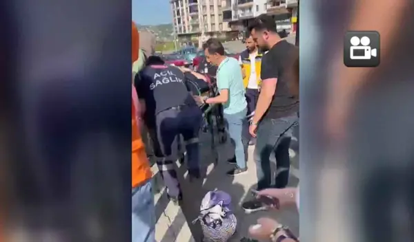 Halk otobüsü ile çarpıştı…