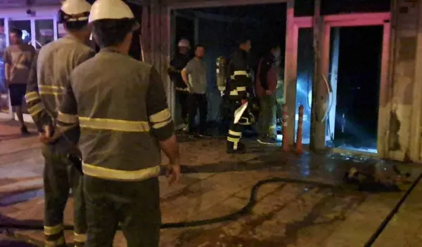 Elektrik kontağından yangın çıktı…