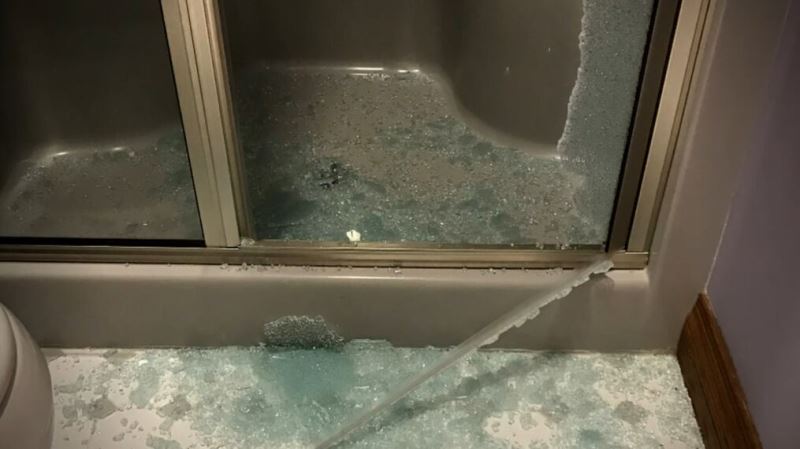 Basıncın etkisiyle patladı…