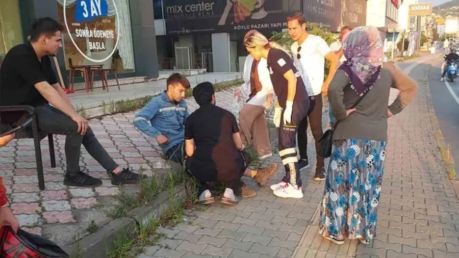 Aracı sollamak isteyince…