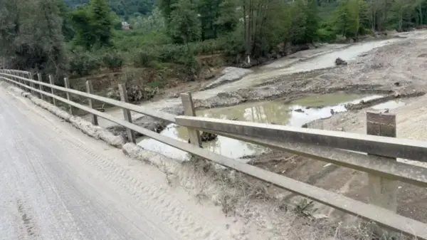 Köprü demirlerini çalıyorlar…