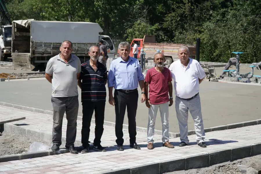 Zübeyde Hanım Parkında çalışmalar sürüyor…