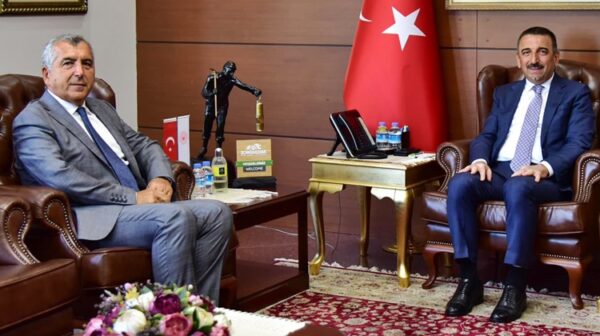 Tatoğlu’ndan Hacıbektaşoğlu’na hayırlı olsun ziyareti