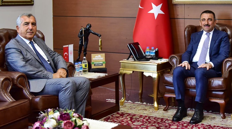 Tatoğlu’ndan Hacıbektaşoğlu’na hayırlı olsun ziyareti