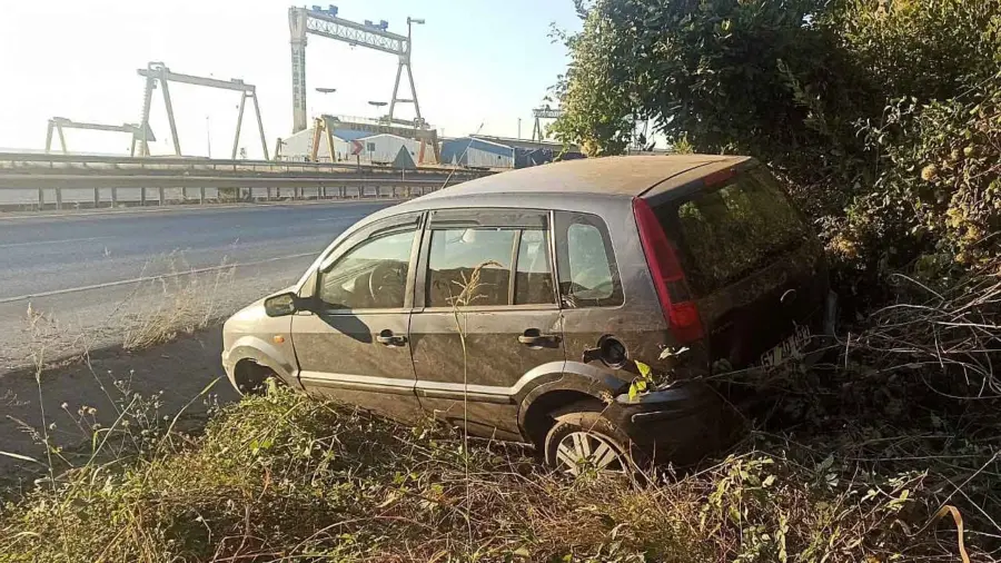 Sürücü hastanelik oldu…