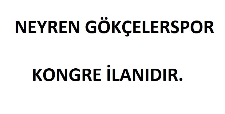 Kongre İlanıdır