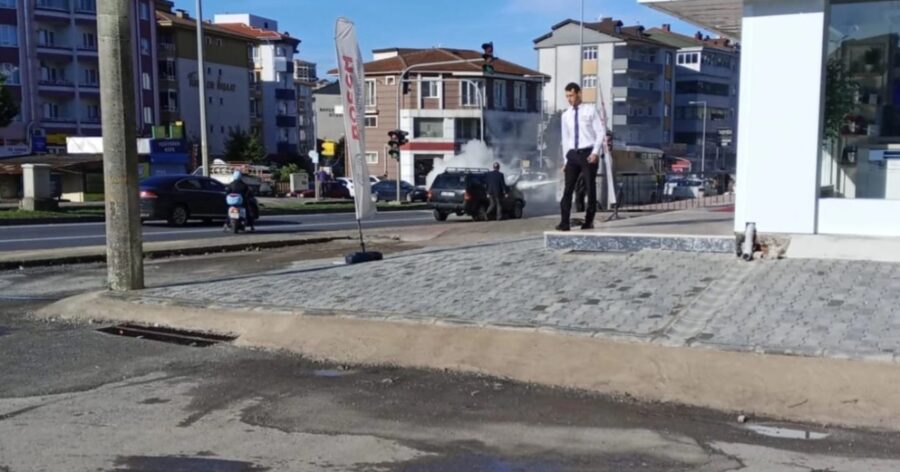 Alevlere teslim oldu…