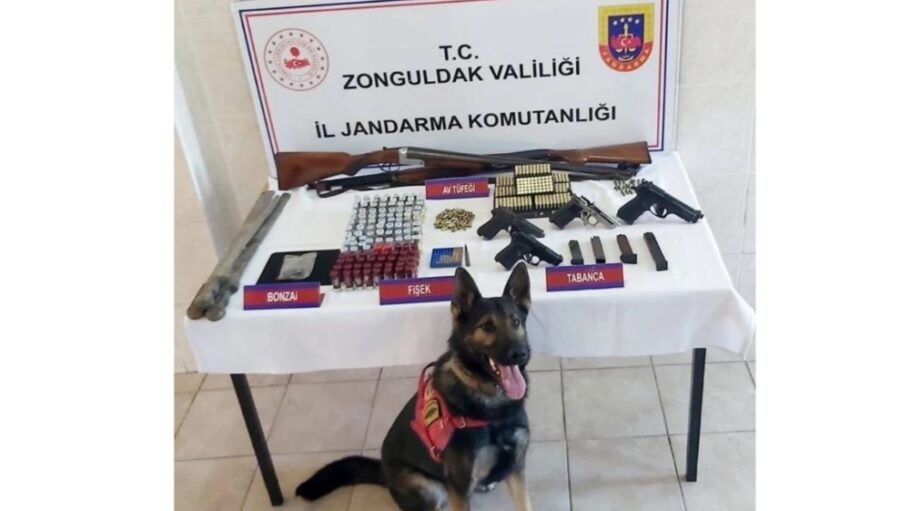 Eve baskın yapıldı…