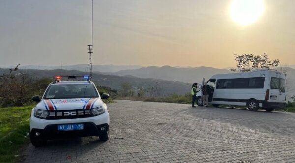 Servis araçlarına denetim…