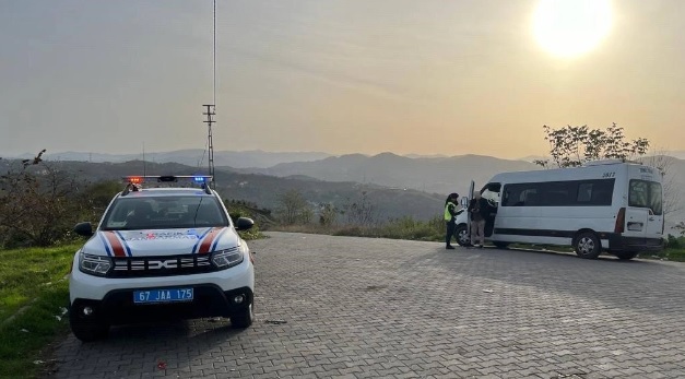 Servis araçlarına denetim…